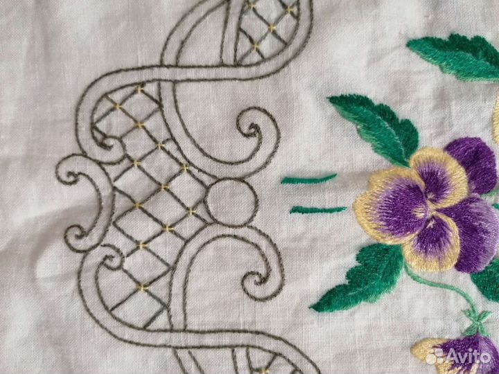 Хлопковая дорожка на стол времен СССР