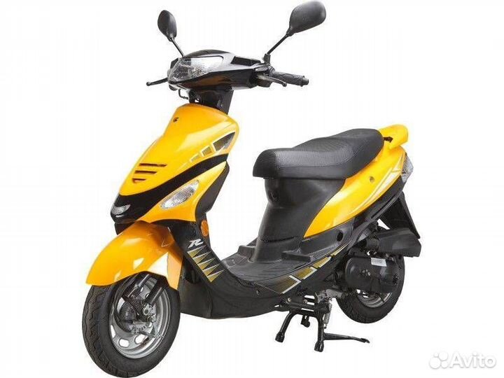 Скутер racer RC50QT-3 meteor желтый