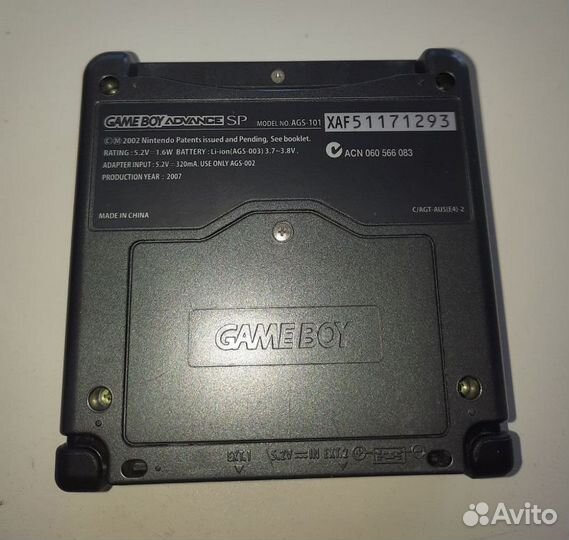 Gameboy Advance SP (AGS-101) + 85 картриджей