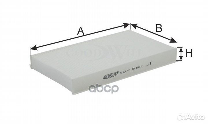 Фильтр салона land rover discovery 3,4 / range