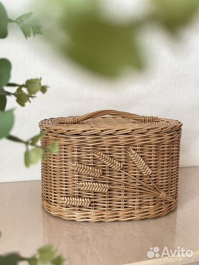 Хлебница плетеная. Корзина для хлеба