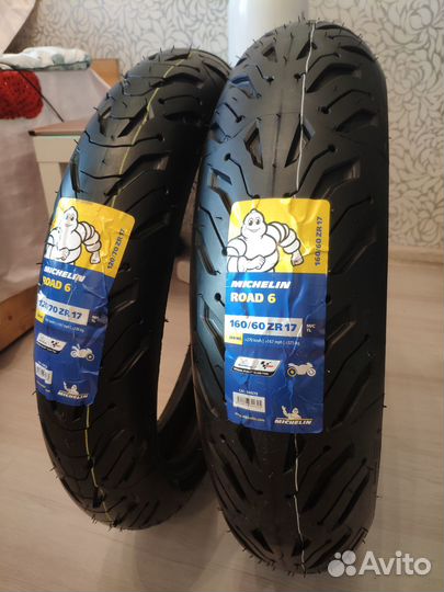 Michelin road 6 120\70\17 - 160\60\17