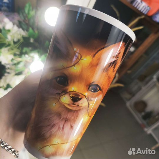 Кружка латте с фотопечатью