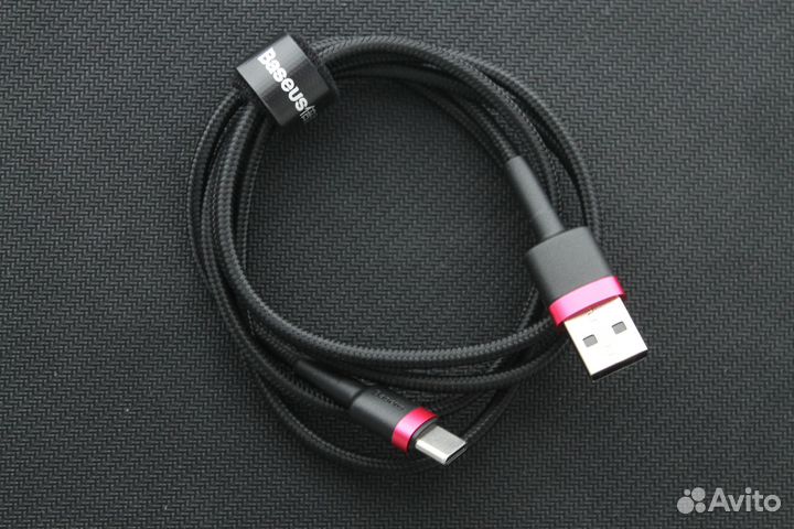 Кабель Baseus Dynamic USB на Type-C 100 Вт черный