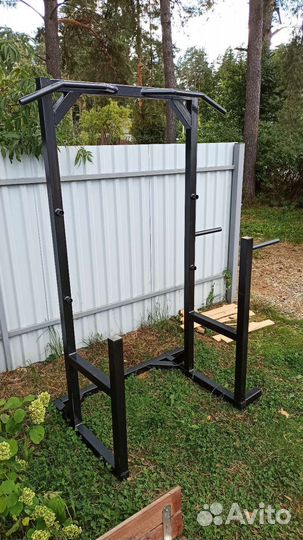 Турник напольный 4 в 1. Силовая рама