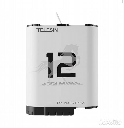 Telesin Stamina зарядный кейс и 2 аккумулятора