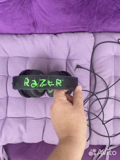 Игровые наушники razer