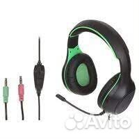 Гарнитура игровая 1,8 м, разъем 2 x 3,5 мм (3 pin)