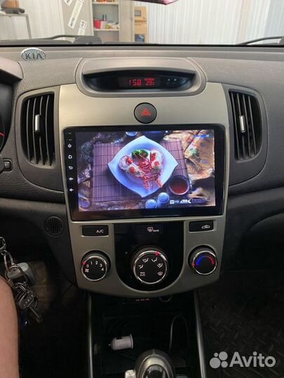 Магнитола KIA Cerato 2 кондиционер android вид