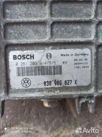 Поло эбу Bosch 030 906 027K оригинал