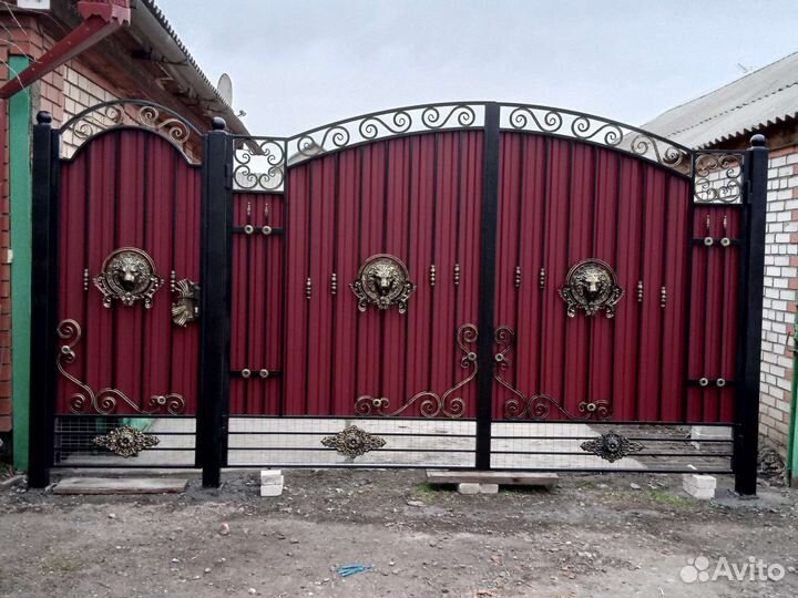 Кованые ворота и калитки