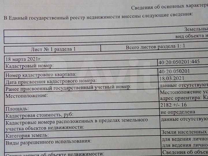 Участок 21,8 сот. (ИЖС)