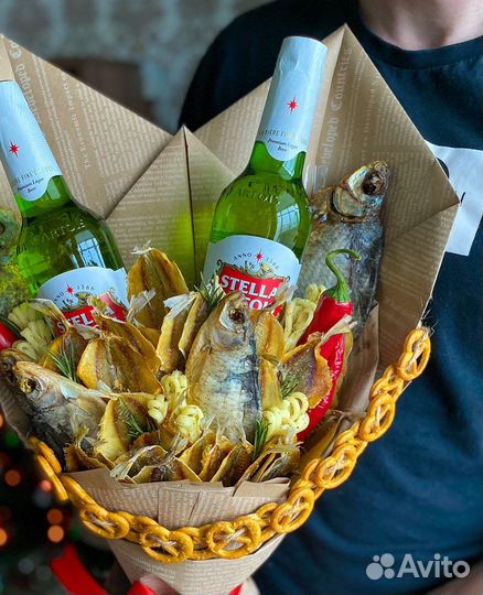 Мужские букеты съедобные