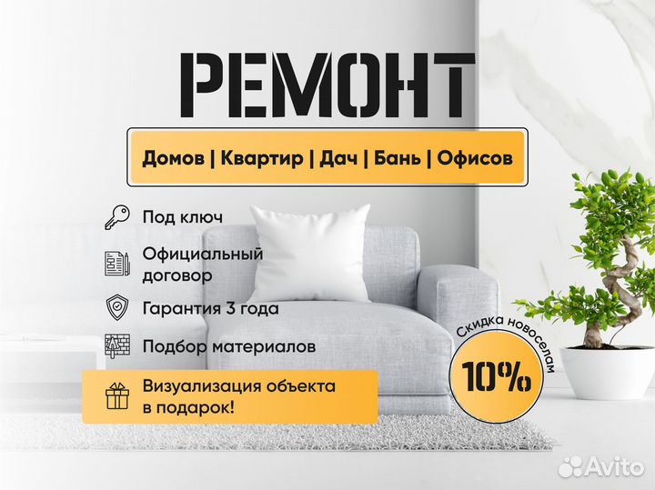 Ремонт офисов под ключ