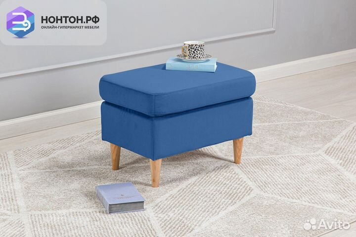 Банкетка Беркана синяя