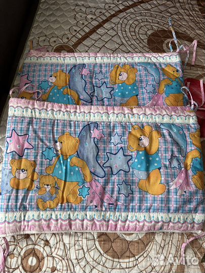 Бортики в детскую кроватку