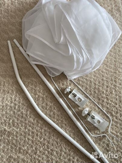 Баллахин на детскую кроватку с держателем