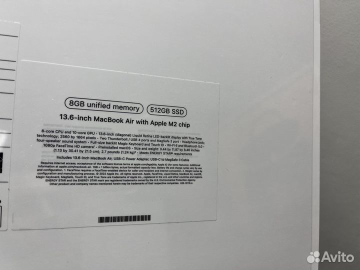 MacBook Air M2 8/512GbNew