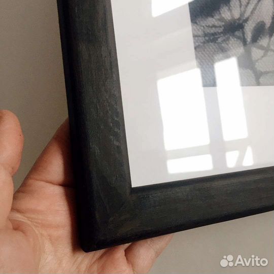 Авторский постер в деревянной раме 40х40
