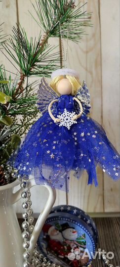 Новогодние игрушки Рождественский Ангел