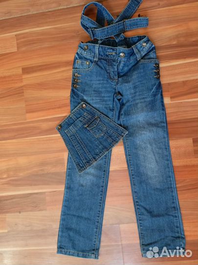 Вещи пакетом на девочку 128 р-р