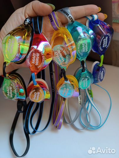 Очки для плавания Turbo racer II Rainbow Madwave