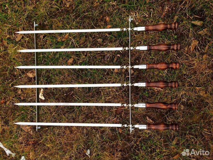 Шампура с полевым мангалом в чехле 40см
