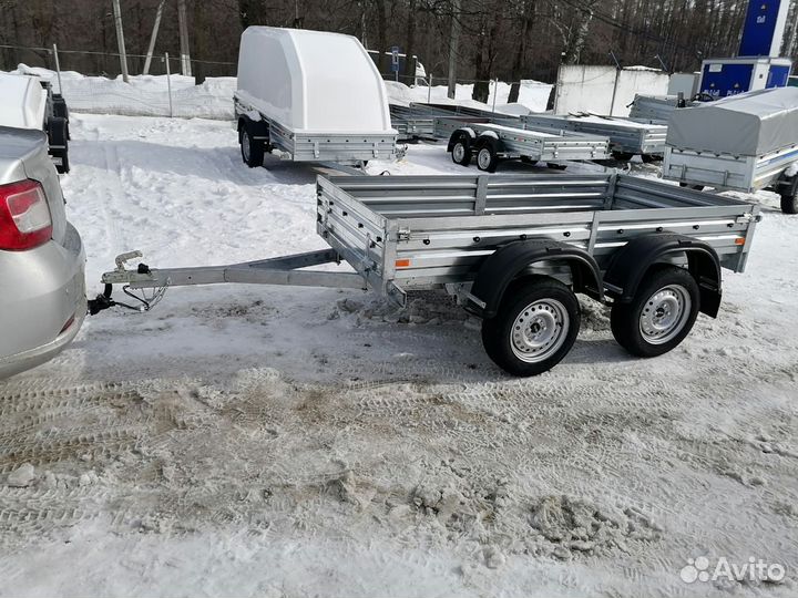 Прицеп легковой двухосный мзса. Рассрочка. Кредит