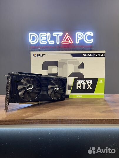 Видеокарта RTX 3060 Palit Dual 12GB