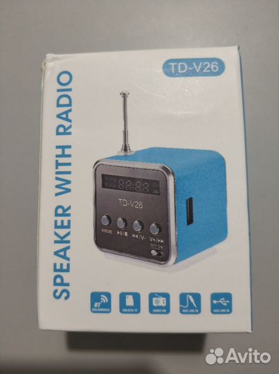 Колонка - радио с Bluetooth. Гарантия. Доставка