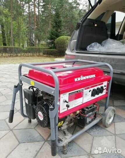 Генератор бензиновый LK 7500E, 6,5 кВт, 230 В