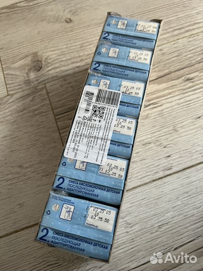 Кисломолочная смесь агуша 2