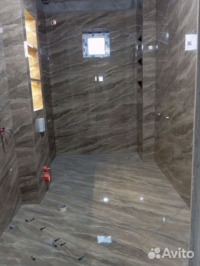 Укладка плитки, ванные комнаты подключ