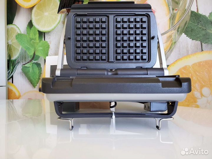 Электрогриль Tefal OptiGrill+ GC716D с вафельницей
