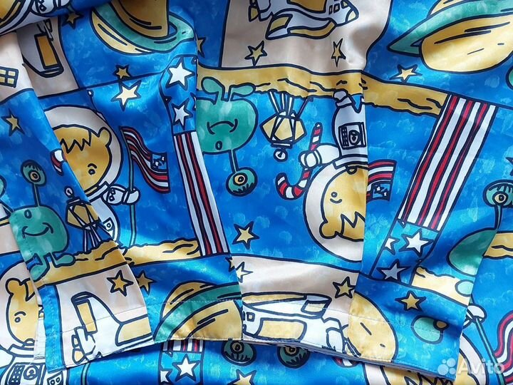 Штора с ламбрикеном в детскую