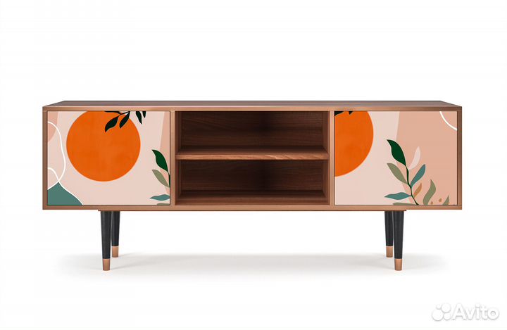 Тв-тумба T2 - Орех - Artwork