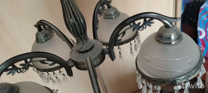 Люстра потолочная бу