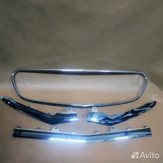 Хром бампера Mercedes E Class 212 AMG