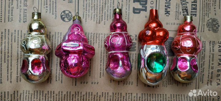 Елочные игрушки СССР