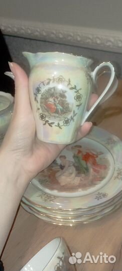 Чайный сервис Мадонна 6 персон,ГДР,kahla