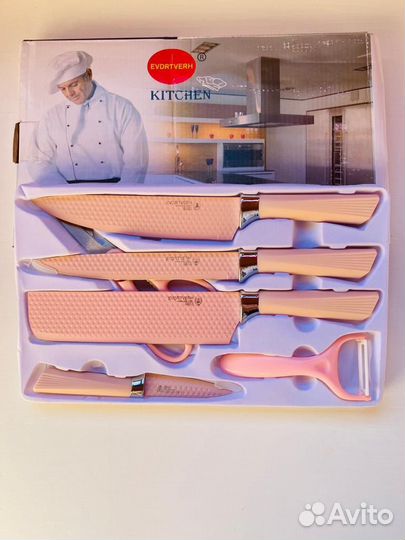 Набор ножей 6 в 1 новые