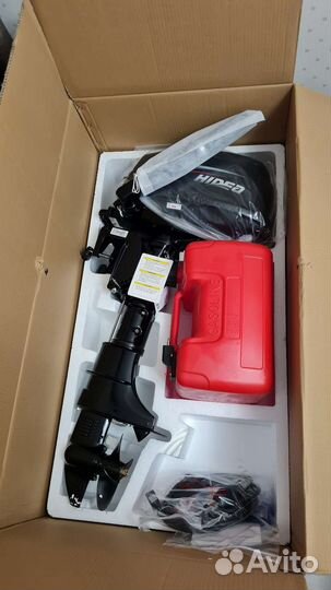 Продам мотор Hidea 5л.с. 2 такта, новый, с баком