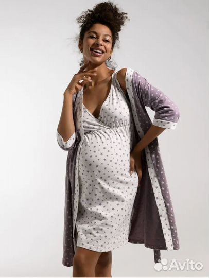 Халат и сорочка для беременных