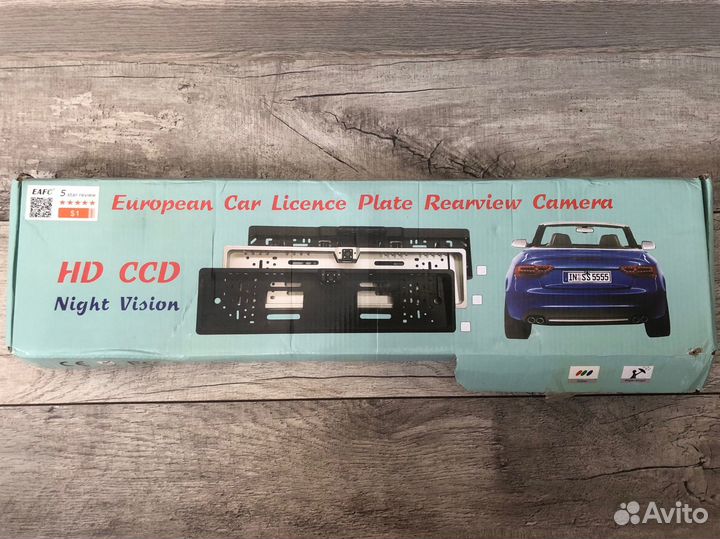 Камера заднего вида с рамкой гос номер