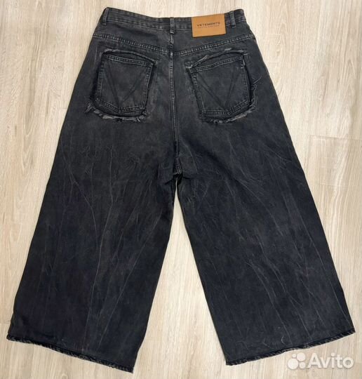 Vetements destroyedbuggy jeans ss23 /джынсы ветмо