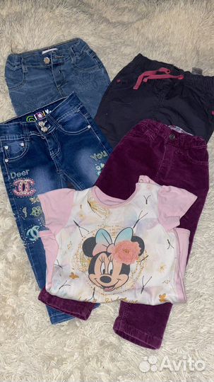 Джинсы для девочки 12-18 мес