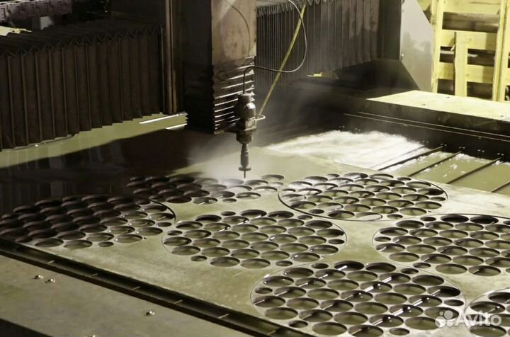 Гидрооброзивная резка металла