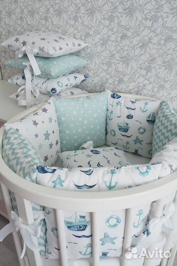 Бортики в детскую кроватку