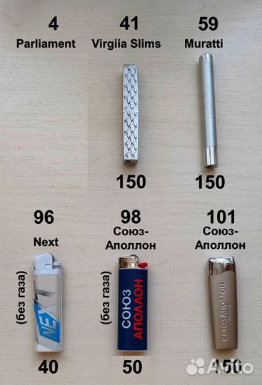 Зажигалки от разных брендов