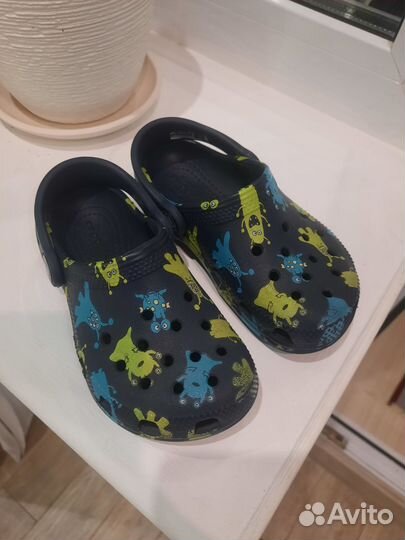 Crocs резиновые шлепки